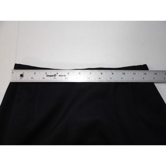 Pendelton Vtg Sz 4 Skirt Pencil Straight Wool Black Knee Length Modest Capsule - Picture 8 of 12
